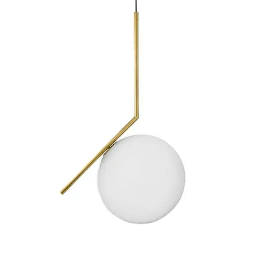 Produktbild von Mleczna kula 20cm - nowoczesna lampa wisząca