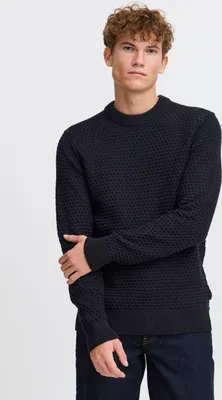 Produktbild von Casual Friday CFKarl Herren Strickpullover Grobstrick Pullover mit Rippkragen Rippbündchen 100% Baumwolle Regular fit