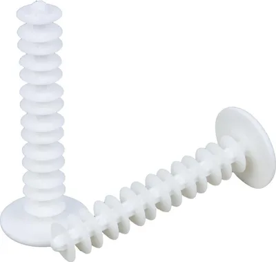 Produktbild von GeZu Impex® 100 Abdeckkappen, Verschlußstopfen, Dübelstopfen 14 x 80 mm weiß