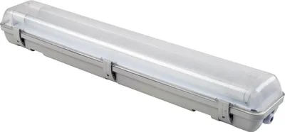 Productafbeelding van LED Feuchtraumwannenleuchte 2 x 9W = 2 x 18W 1700lm 4000K kaltweiß mit LED Glasröhre