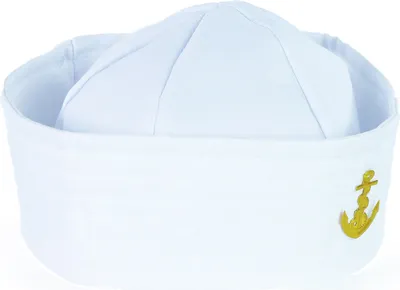 Immagine prodotto di RAPPA Cappello da marinaio bianco con ancora per adulti