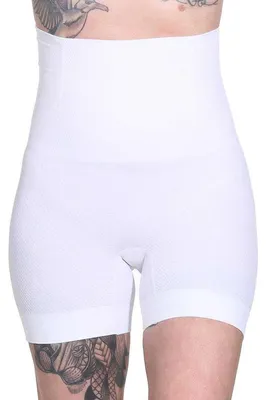 Produktbild von Damen Bauch-Weg-Effekt Formt Sofort Body Shaper Nahtlos Hohe Taille; Weiß/M/L