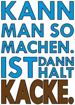 Produktbild von vianmo Holzschild 40x30 cm Kann man so machen