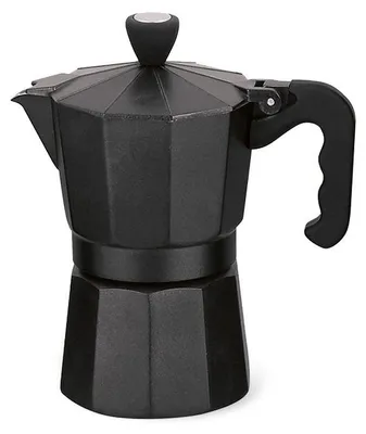 Image de Cafetière en aluminium (3 tasses ; 150 ml) MR-1666-3-BLACK MAESTRO