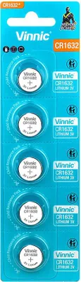 Zdjęcie produktu dla bateria litowa Vinnic CR1632 - 5 sztuk
