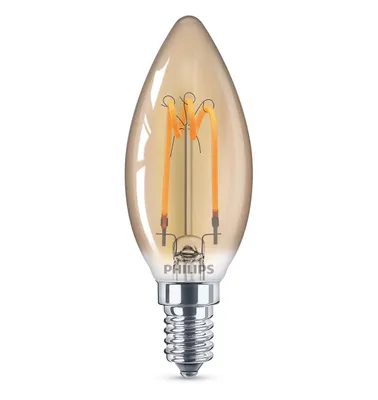 Produktbild von Philips Kerze, 2,3 W, 14 W, E14, 125 lm, 15000 h, Flame