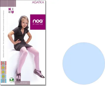 Produktbild von Kinder-Strumpfhose aus Viskose AGATKA Baby blue 116-122