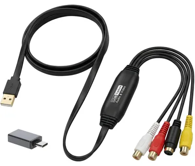 Productafbeelding van VHS naar digitale converter, USB 2.0 video-opnamekaart
