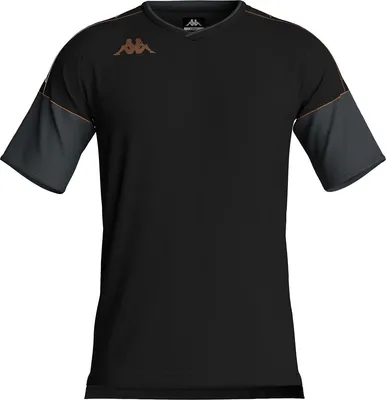 Produktbild von Kappa Mianto Trikot Kurzarm Herren - Schwarz / Grau  | Größe: L