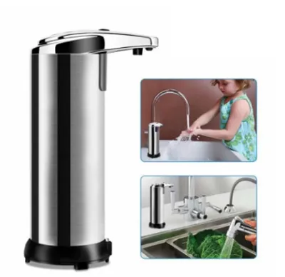 Produktbild von Seifenspender automatisch, Seifenspender Sensor Infrarot für Küche und Bad mit wasserdichtem Sockel