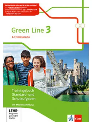 Produktbild von Green Line 3. Ausgabe 2. Fremdsprache. Trainingsbuch Standard- und Schulaufgaben, Heft mit Lösungen und CD-Extra Klasse 8