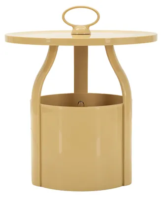 Produktbild von Mauro Ferretti Beistelltisch Iris Creme Ø44x43 cm Kunststoff