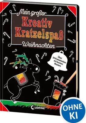 Produktbild von Mein großer Kreativ-Kratzelspaß: Weihnachten