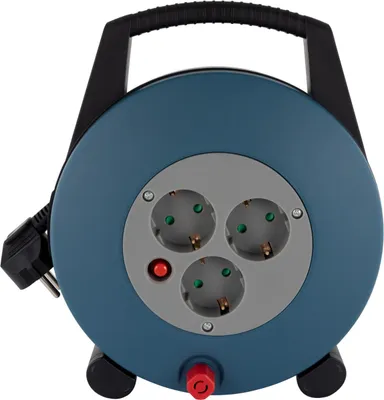Produktbild von REV Kabelbox H05VV, 10 m, petrol/schwarz, IP20, 3-fach
