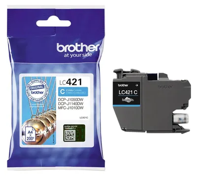 Image de Brother Tintenpatrone LC421C 200Seiten cyan