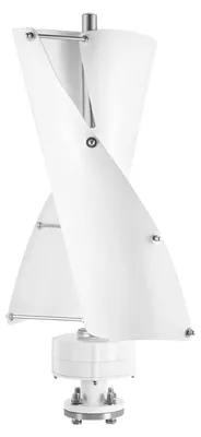 Imagen del producto de Generador eólico vertical de 100 W - 12 V. Turbina eólica trifásica. Fabricado en aleación de aluminio. Ideal para barcos y viviendas móviles