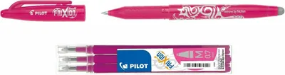 Produktbild von Pilot Frixion Ball pink + 3 Ersatzminen 0.7 pink