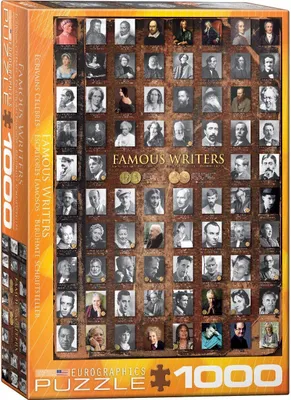 Produktbild von Berühmte Autoren der Weltliteratur - 1000 Teile Puzzle im Format 68x48 cm