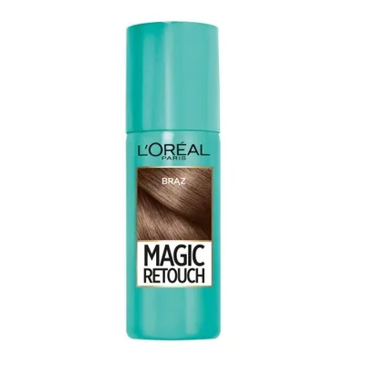 Zdjęcie produktu dla L'Oréal Paris Magic Retouch, spray do retuszu odrostów, Brąz, 75ml, aż do 25 aplikacji