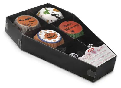 Teigformer-Set, 26 Förmchen, Cupcake-Flaggen, Sarg-Papier, 96-teilig