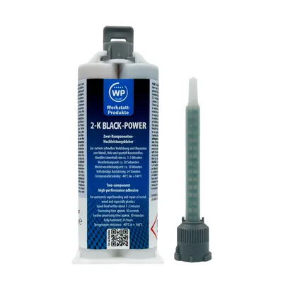 Produktbild von 2 Komponentenkleber Black Power 50g WP