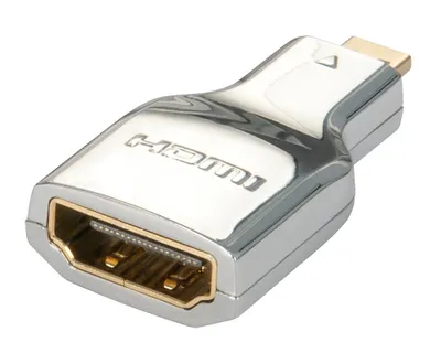 Produktbild von Lindy 41510, Micro HDMI, HDMI, Silber