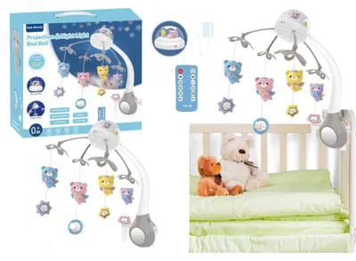 Produktbild von Leantoys Kinderwagenkarussell mit Tiergeräuschen