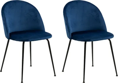 Obrázok produktu pre Jedálenská stolička Smuk Calix Blue - 2 kusy