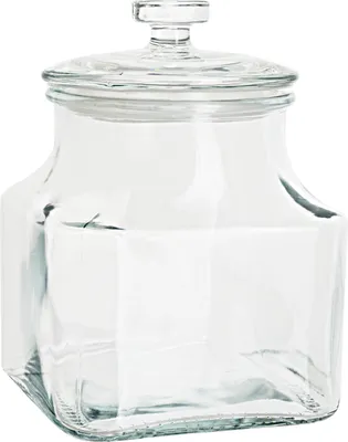Produktbild von VBS Vorratsglas / Bonbonglas, ca. 900 ml Glasbehälter mit Deckel ideal für Küche