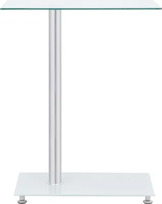 Immagine prodotto di vidaXL Tavolino a U trasparente 45x30x58 cm in vetro temperato