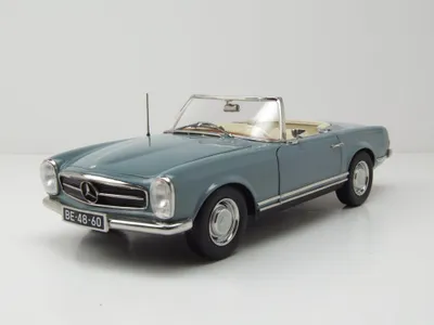 Produktbild von Norev 183992 Mercedes 230 SL Pagode W113 1963 hellblau Knockin on Heavens Door 1:18