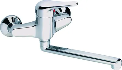 Immagine prodotto di Miscelatore monocomando per lavello a parete CORNAT Punto con bocca girevole, cromo, P6