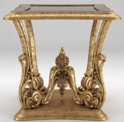 Produktbild von Casa Padrino Luxus Barock Beistelltisch Antik Gold 70 x 70 x H. 70 cm - Prunkvoller Tisch im Barockstil - Barock Wohnzimmer Möbel