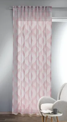 Produktbild von Fertigschal verdeckte Schlaufen "Lena" -  Größe (HxB) 245x135cm  rosa