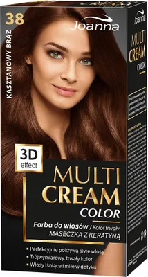 Produktbild von JOANNA Multi Cream Color Haarfärbemittel 38 Kastanienbraun