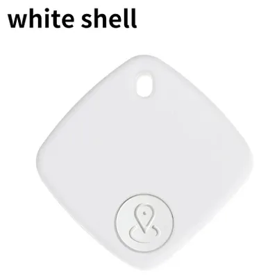 Produktbild von Bluetooth-Tracker für Apple „Wo ist?“, Find-My-Tag mit Lautsprecher, Bluetooth 5.2, austauschbarer CR2032-Batterie, Weiß