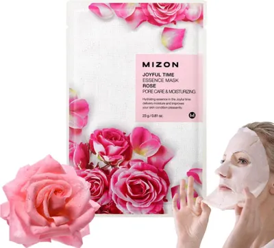 Productafbeelding van Mizon Rozenextract Masker 23g - Reiniging & Verzorging