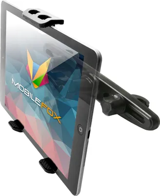 Produktbild von Mobilefox 360° KFZ Kopfstützen Tablet Halterung Auto Kugelgelenk Halter passend für Universal