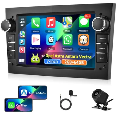 Productafbeelding van Carplay Autoradio 2+64G voor Opel Astra/Antara/Vectra/Corsa/Zafira met 7 inch touchscreen