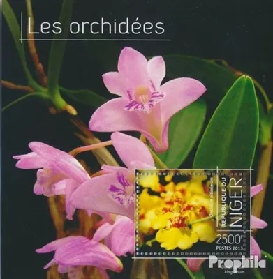Produktbild von Briefmarken Niger 2013 Mi Block 248 (kompl. Ausg.) postfrisch Orchideen