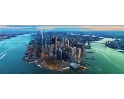 Produktbild von Glasbild Manhattan GLA2557 125x50 cm