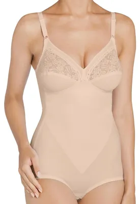 Produktbild von Triumph Damen Spitzen-Body Formfit BS X, ohne Bügel, ohne Polsterung, 85D, Skin