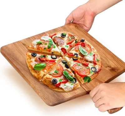 Produktbild von Akazienholz Schneidebrett - nachhaltig und stilvoll - 1 Stück - 17" x 13"