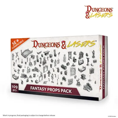 Imagen del producto de Dungeons & Lasers Fantasy Props Pack – Miniaturas – Archon Studio