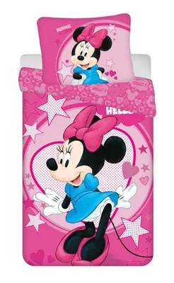 Obrázok produktu pre JERRY FABRICS Obliečky Minnie Hello micro  Polyester - mikrovlákno, 140/200, 70/90 cm