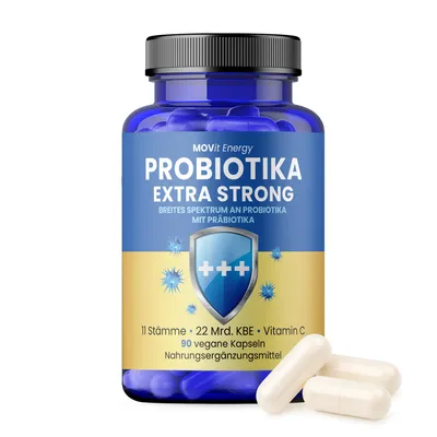 Produktbild von MOVit Probiotika EXTRA STRONG, 90 vegane Kapseln
