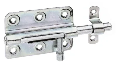 Produktbild von GAH-Alberts Bolzenriegel mit rundem Griff, Riegel, Stahl, Draußen, Gelb, 59 mm, 80 mm