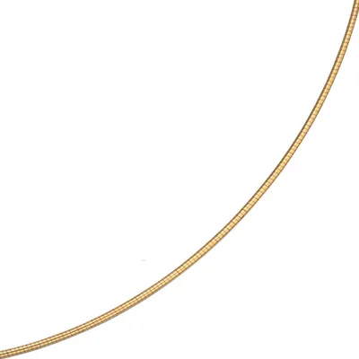 Produktbild von JOBO Halsreif 333 Gold Gelbgold 1,5 mm 42 cm Karabiner