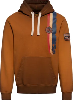 Produktbild von King Kerosin Kapuzenpullover Herren Oilwash Hoodie senfgelb XXL