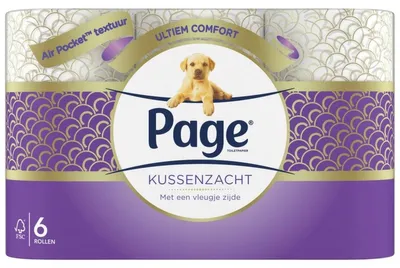 Productafbeelding van Page Toiletpapier Kussenzacht (6 Rollen)